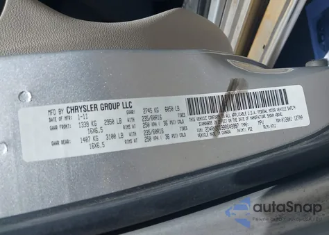 2011 Dodge Grand Caravan Crew из США, поврежденный, VIN 2D4RN5DG9BR649997